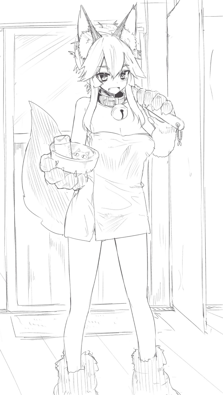 tamamo and tamamo cat (fate and 1 more) drawn by ariyoshi_gen
