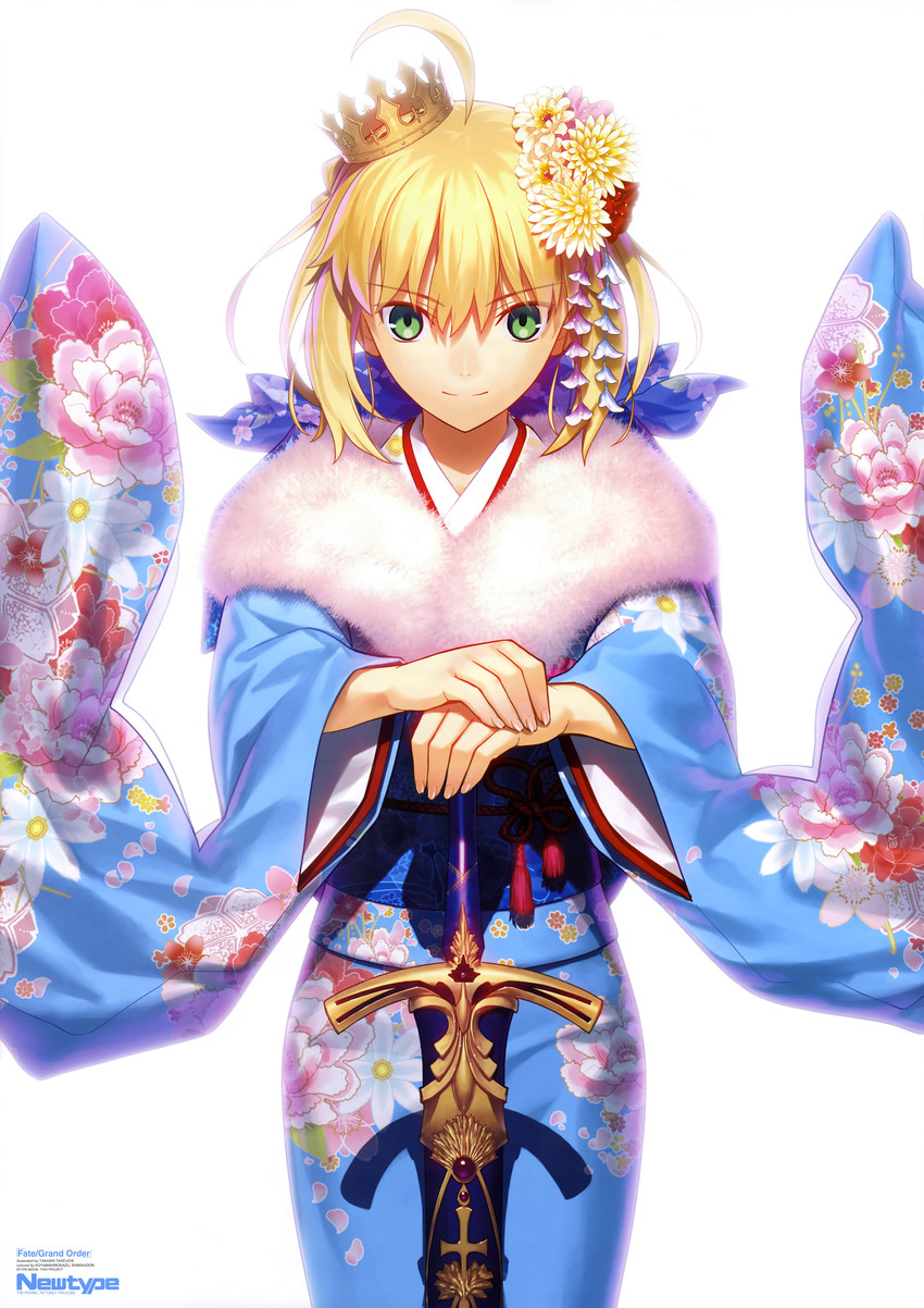 artoria pendragon and saber (fate and 2 more) drawn by takeuchi_takashi