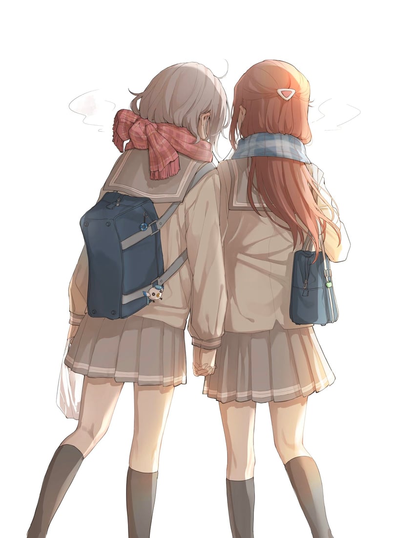 watanabe you and sakurauchi riko (love live! and 1 more) drawn by azuma_(no488888)