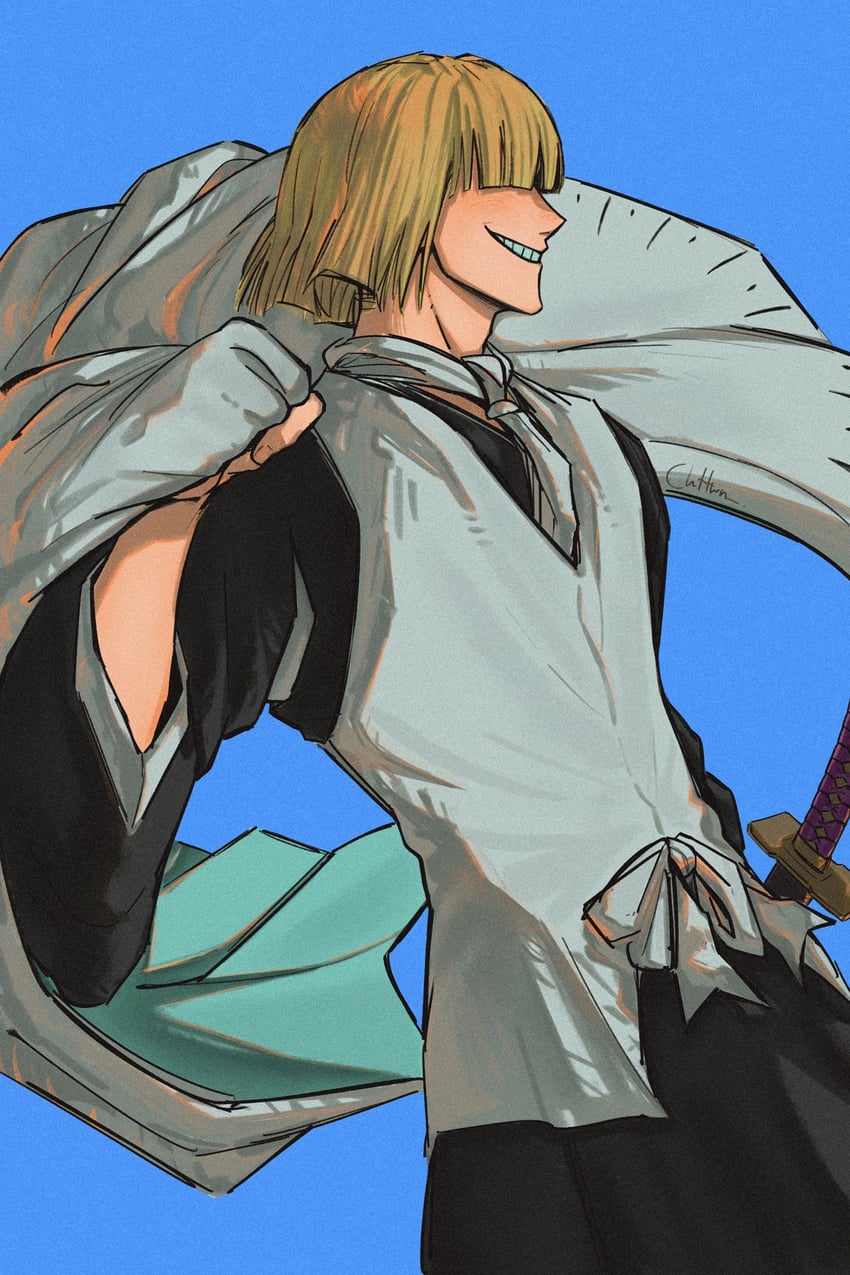 hirako shinji (bleach and 1 more) drawn by chttwn