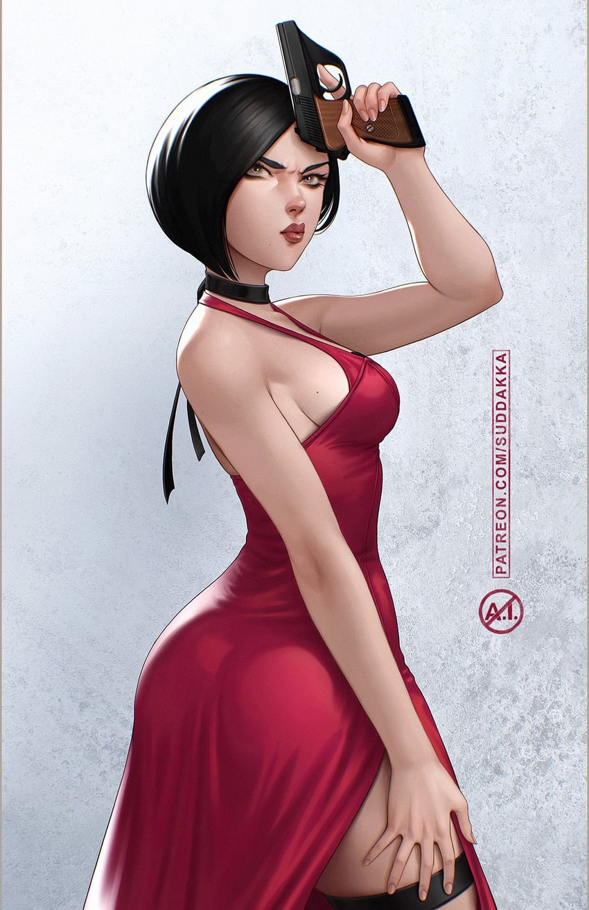 ada wong (resident evil and 1 more) drawn by suddakka
