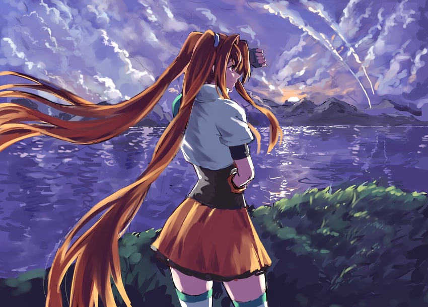 estelle bright (eiyuu densetsu and 1 more) drawn by kivavis