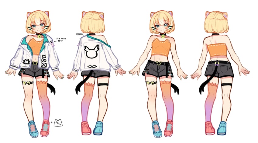 millie parfait (nijisanji and 1 more) drawn by temachii