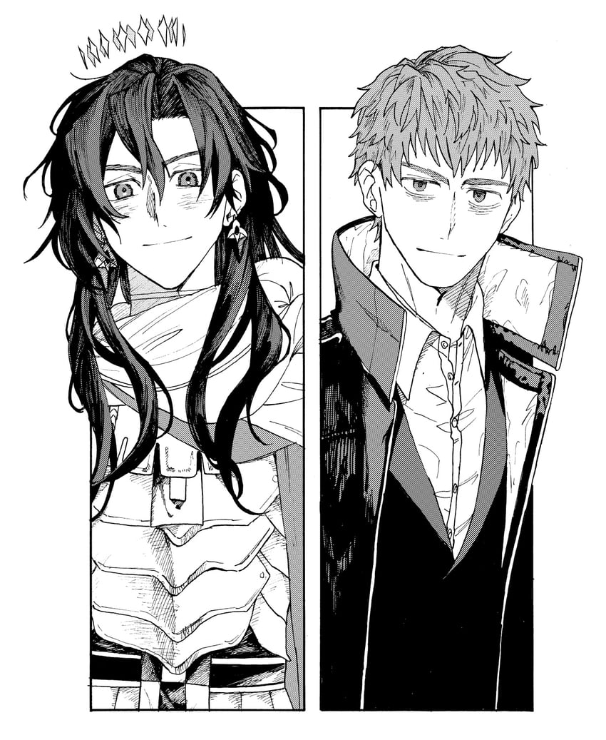 saitou hajime and constantine xi (fate and 1 more) drawn by noz_2to