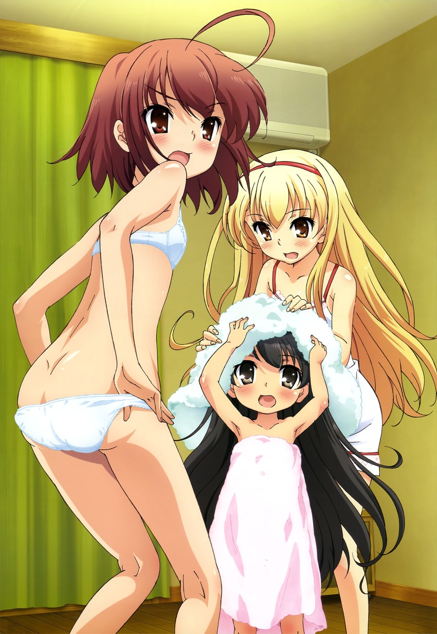 takanashi sora, takanashi miu, and takanashi hina (nyantype and 1 more) drawn by ookuma_takaharu