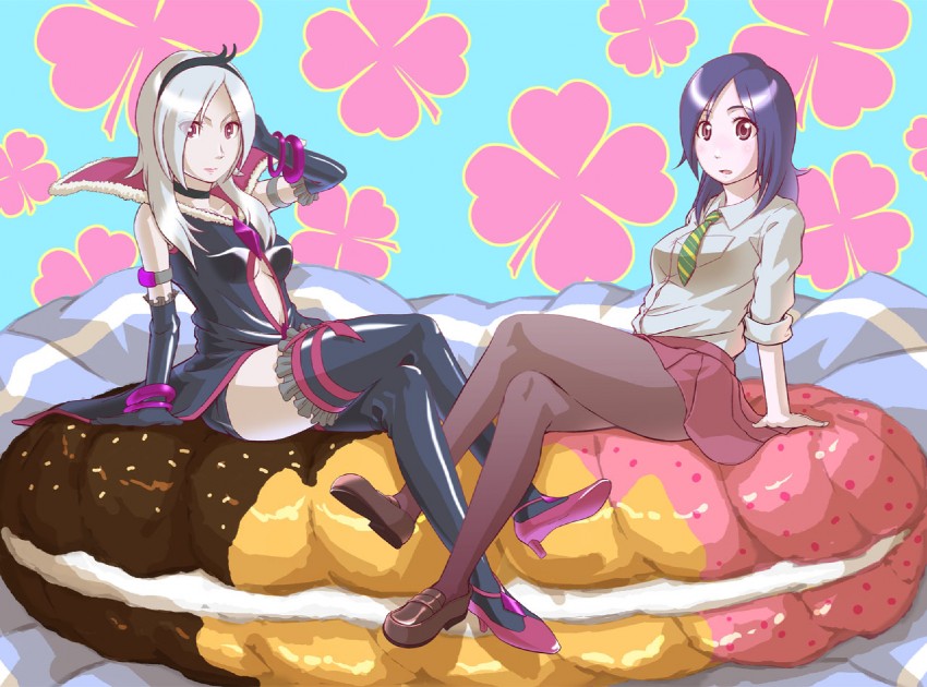 higashi setsuna and eas (precure and 1 more) drawn by m-yuki