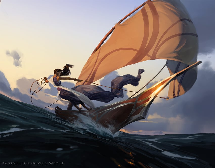 magic: the gathering and 2 more drawn by axelsauerwald