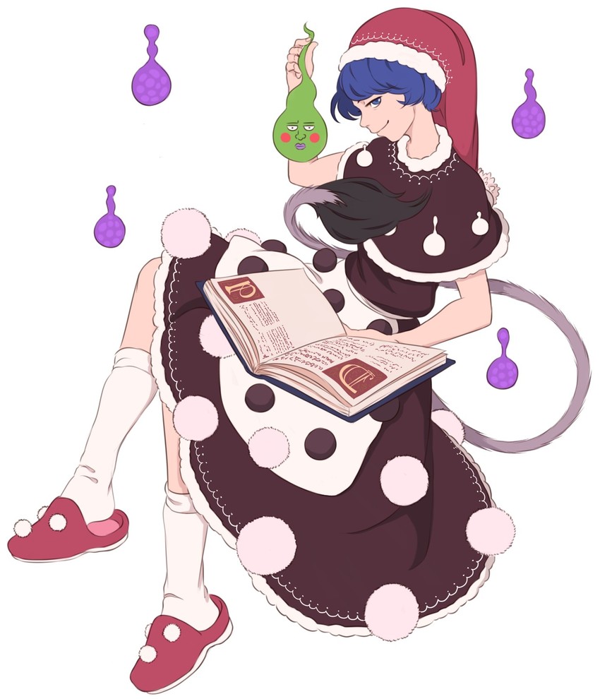 doremy sweet and ekubo (touhou and 1 more) drawn by mefomefo
