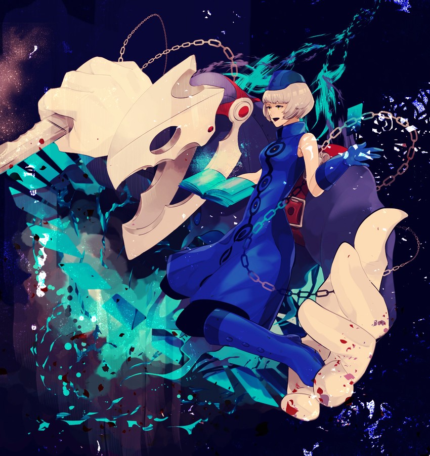 elizabeth and thanatos (persona and 2 more) drawn by tsukasa_(ilqmplim)