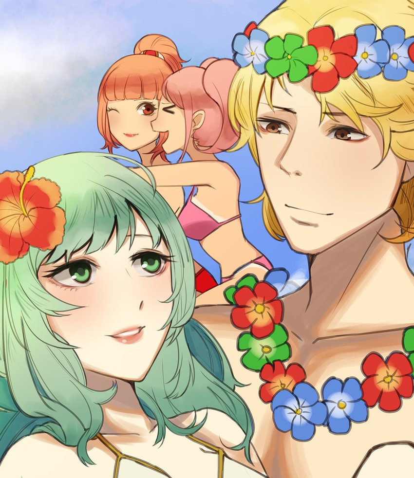 celica, mae, camus, and tatiana (fire emblem and 3 more) drawn by kyou_(iuciferic)