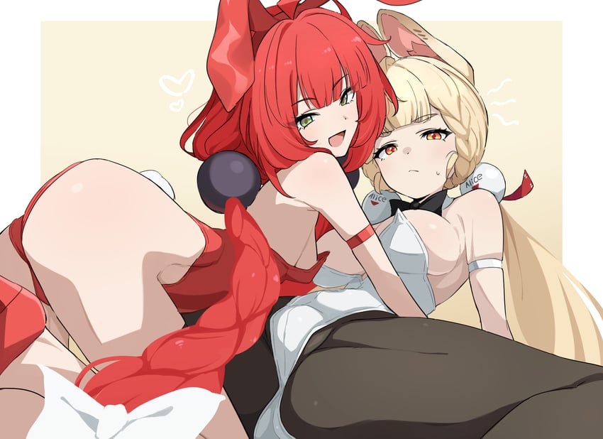 alice thymefield and ukinami yuzuha (zenless zone zero) drawn by donutman