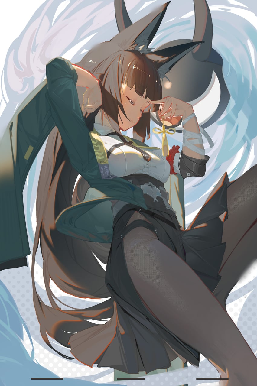 hoshimi miyabi and tailless (zenless zone zero) drawn by float-dian
