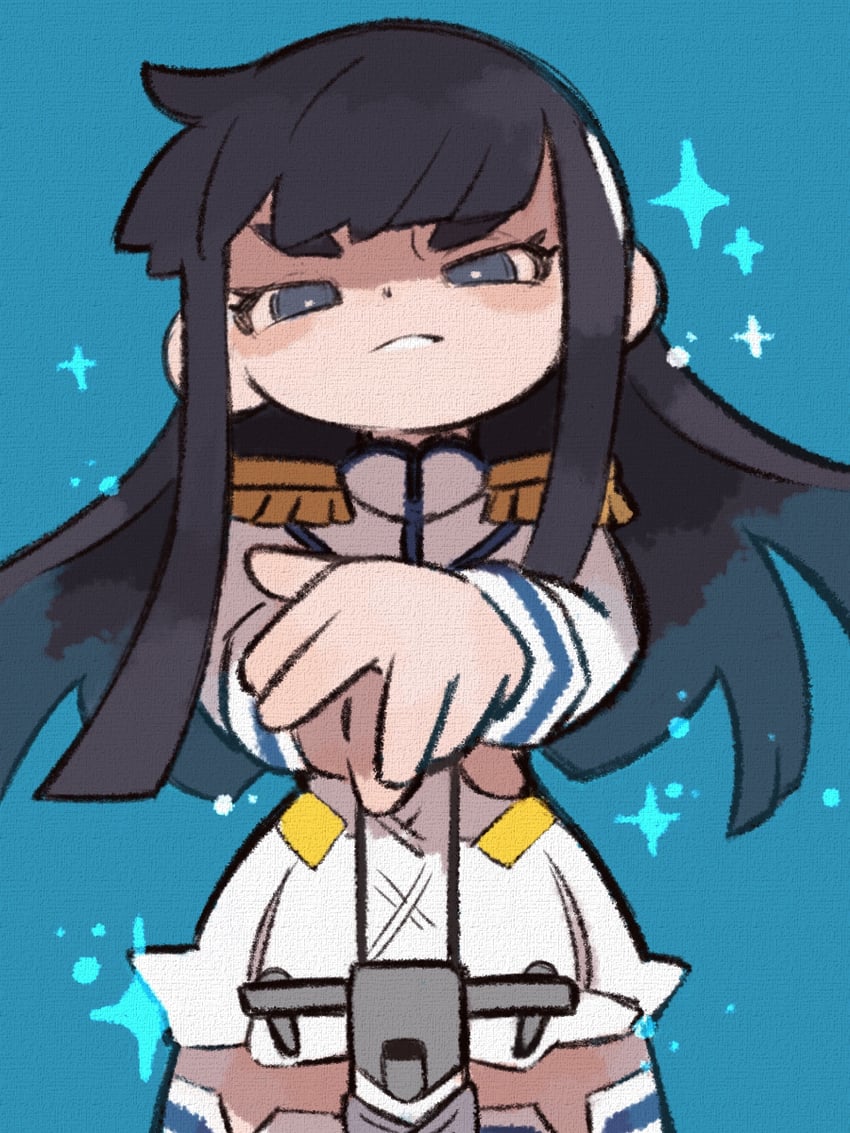 kiryuuin satsuki and junketsu (kill la kill) drawn by yknsugar