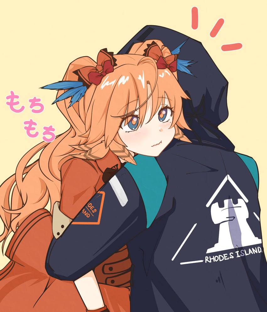 doctor and pinecone (arknights) drawn by aoe_(tiranporan)