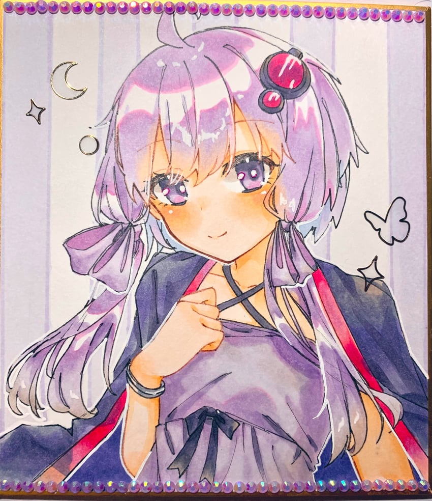 yuzuki yukari (vocaloid and 1 more) drawn by hamano_yui