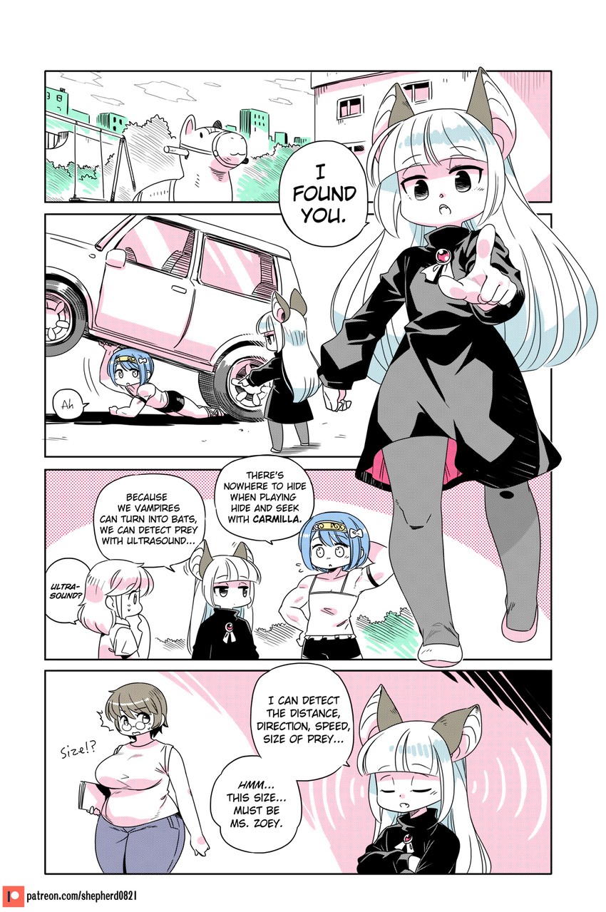 wendy, carmilla, zoey, and aella (modern mogal) drawn by shepherd0821