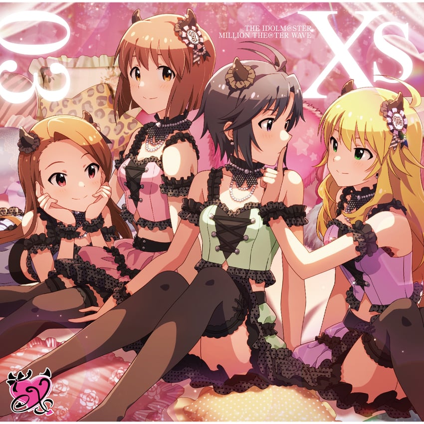 hoshii miki, kikuchi makoto, minase iori, and hagiwara yukiho (idolmaster and 2 more)