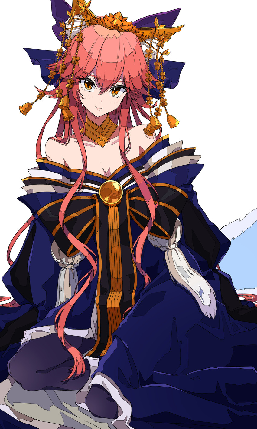tamamo and tamamo no mae (fate and 2 more) drawn by osanai
