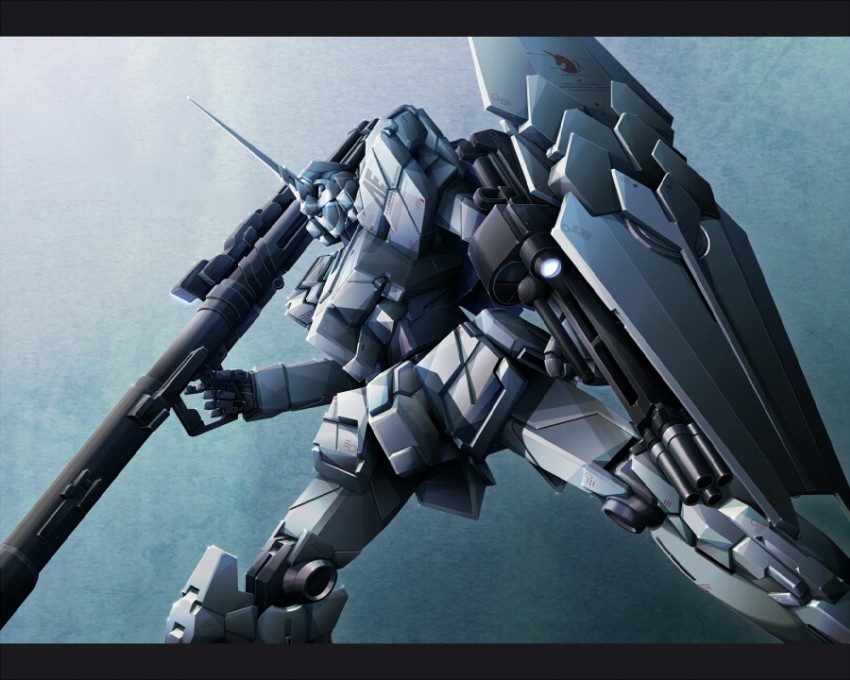 unicorn gundam (gundam and 1 more) drawn by reigan