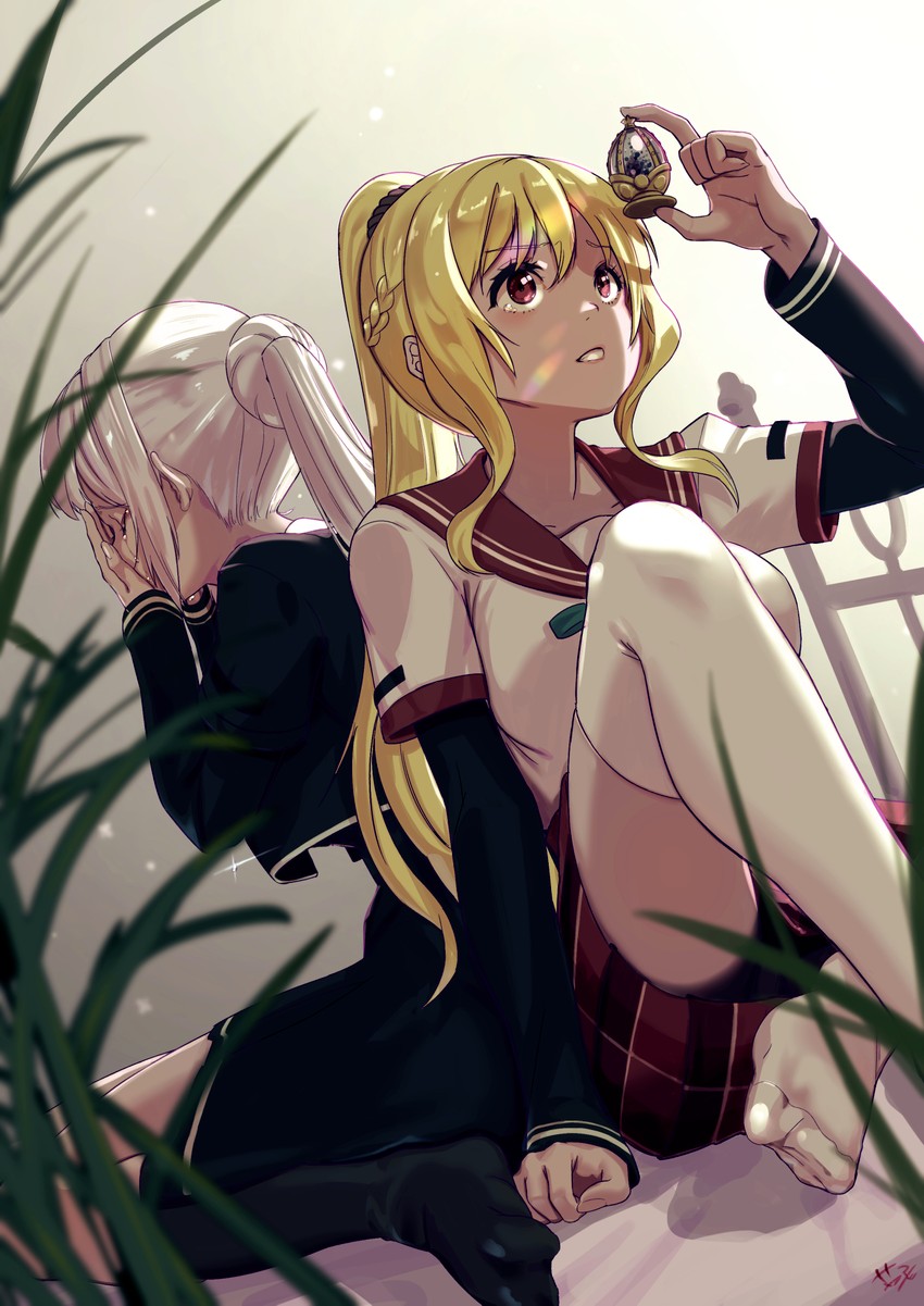 yakumo mitama and togame momoko (mahou shoujo madoka magica and 1 more) drawn by nanakamado