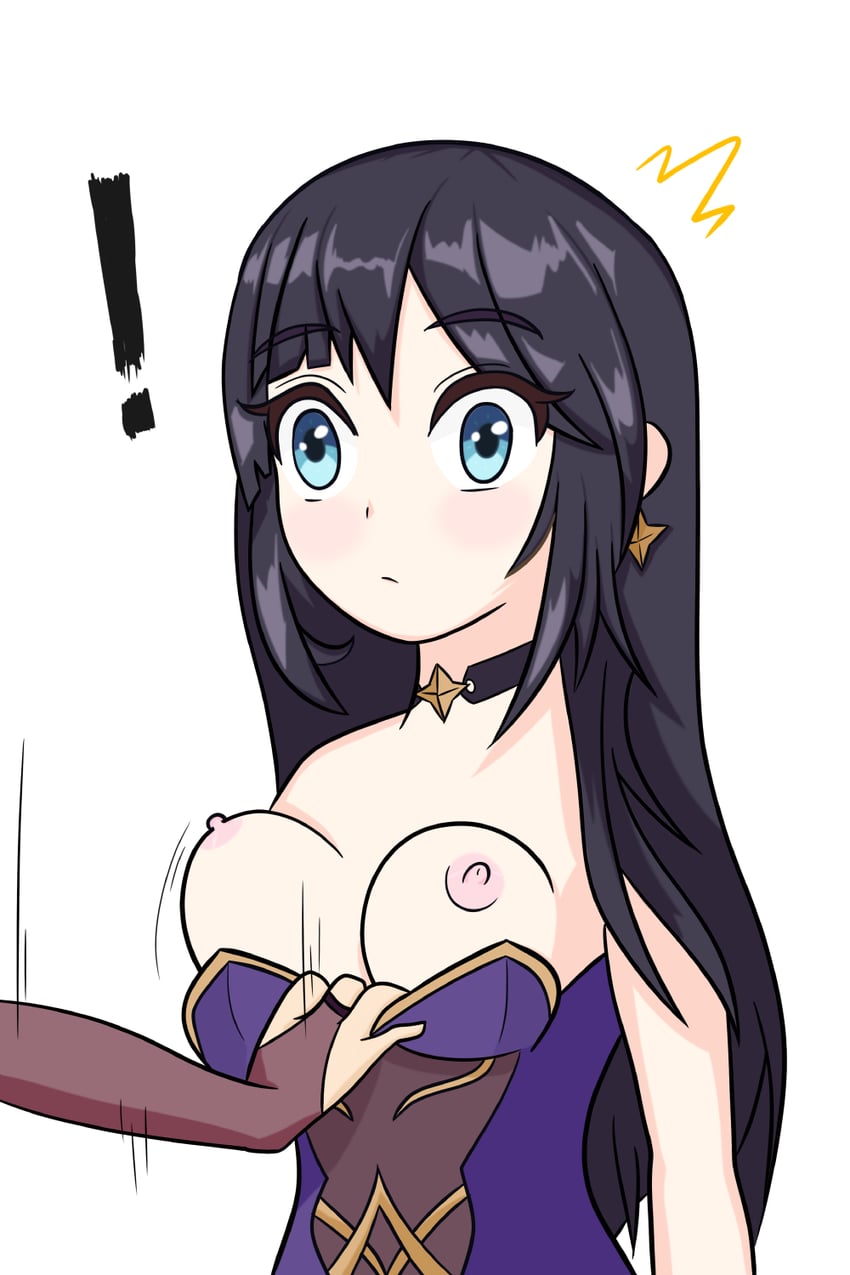 mona and fischl (genshin impact) drawn by giburano_(user_hxcz4454)