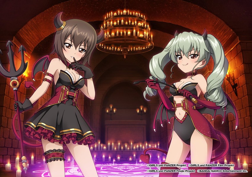 nishizumi maho and anchovy (girls und panzer and 1 more)