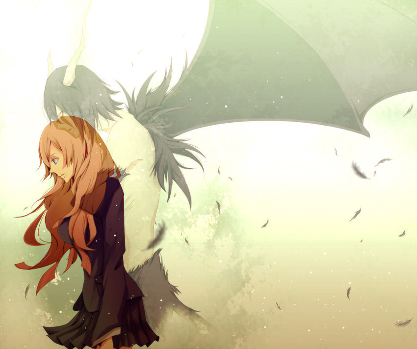 inoue orihime and ulquiorra cifer (bleach) drawn by suribachi_(miyabi)