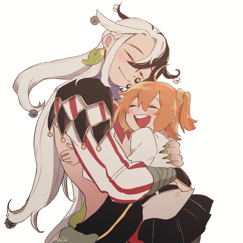 fujimaru ritsuka and ashiya douman (fate and 1 more) drawn by s_nji_f