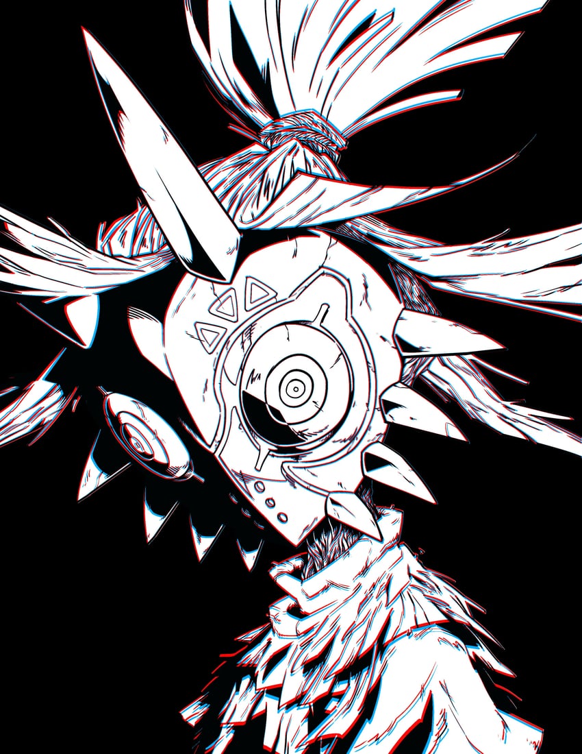 majora and skull kid (the legend of zelda and 1 more) drawn by akimillustrates