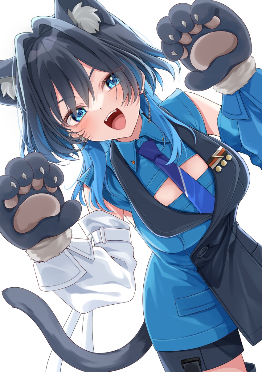 ouro kronii (hololive and 1 more) drawn by mogu_(au1127)