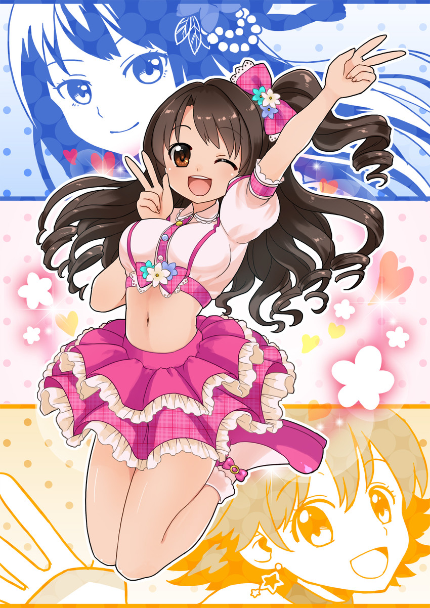 shibuya rin, shimamura uzuki, and honda mio (idolmaster and 1 more) drawn by rio_(usagiya)