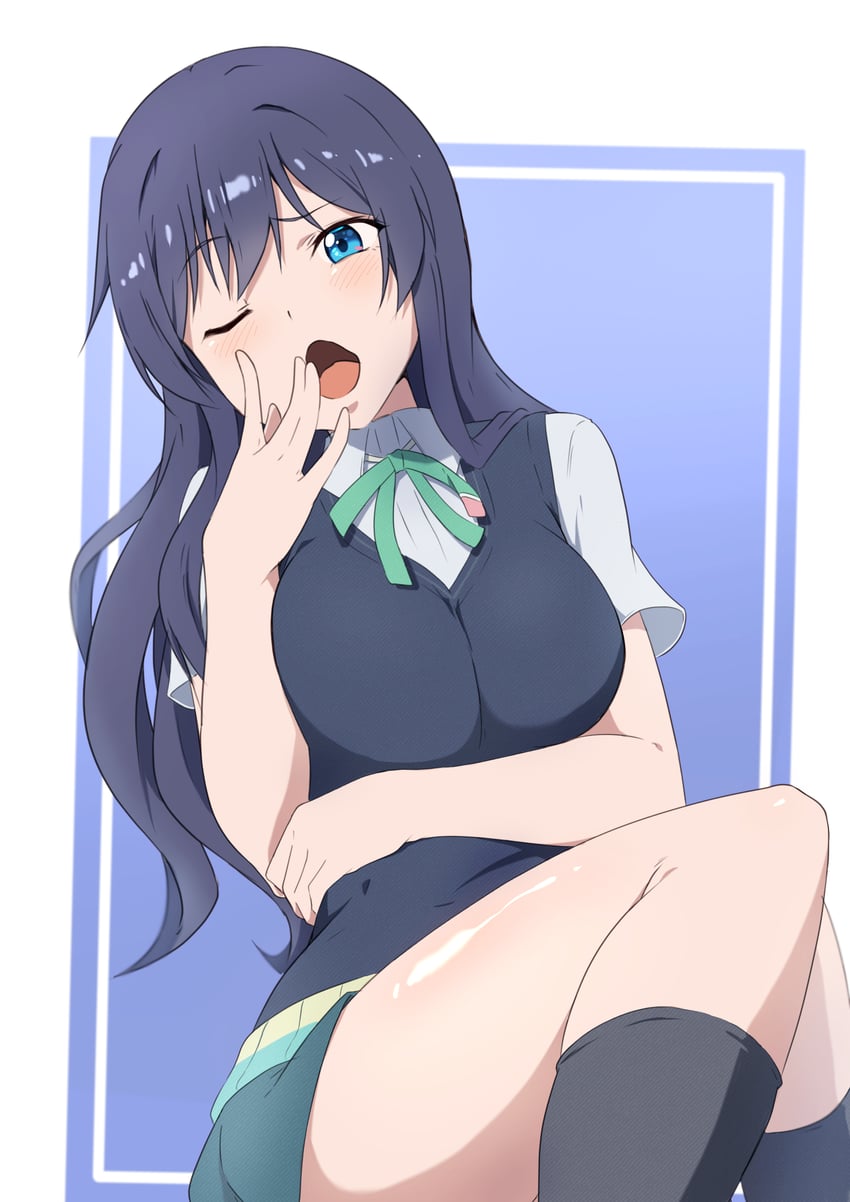 asaka karin (love live! and 1 more) drawn by zasshoku_ojisan