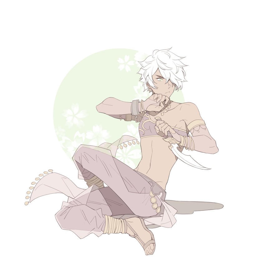 therion (octopath traveler and 1 more) drawn by tecchen