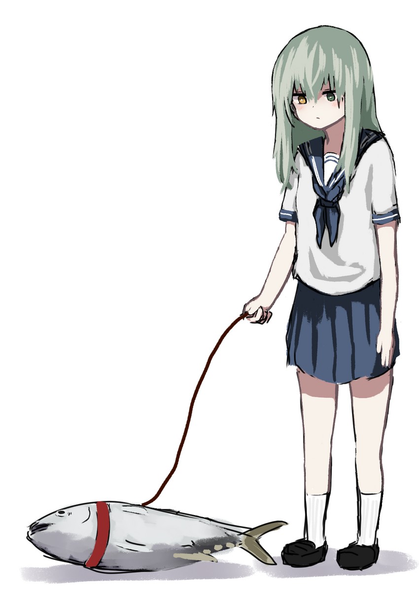saiba mirai (kuso zako choroin nishiga hachi) drawn by kamatama