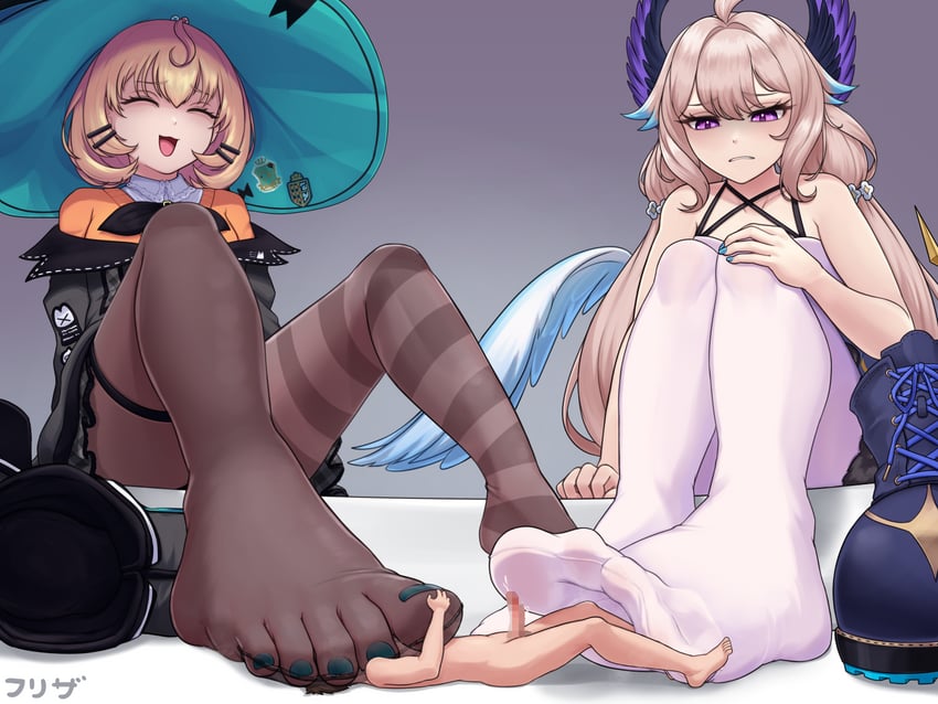 enna alouette and millie parfait (nijisanji and 1 more) drawn by efreezerarts