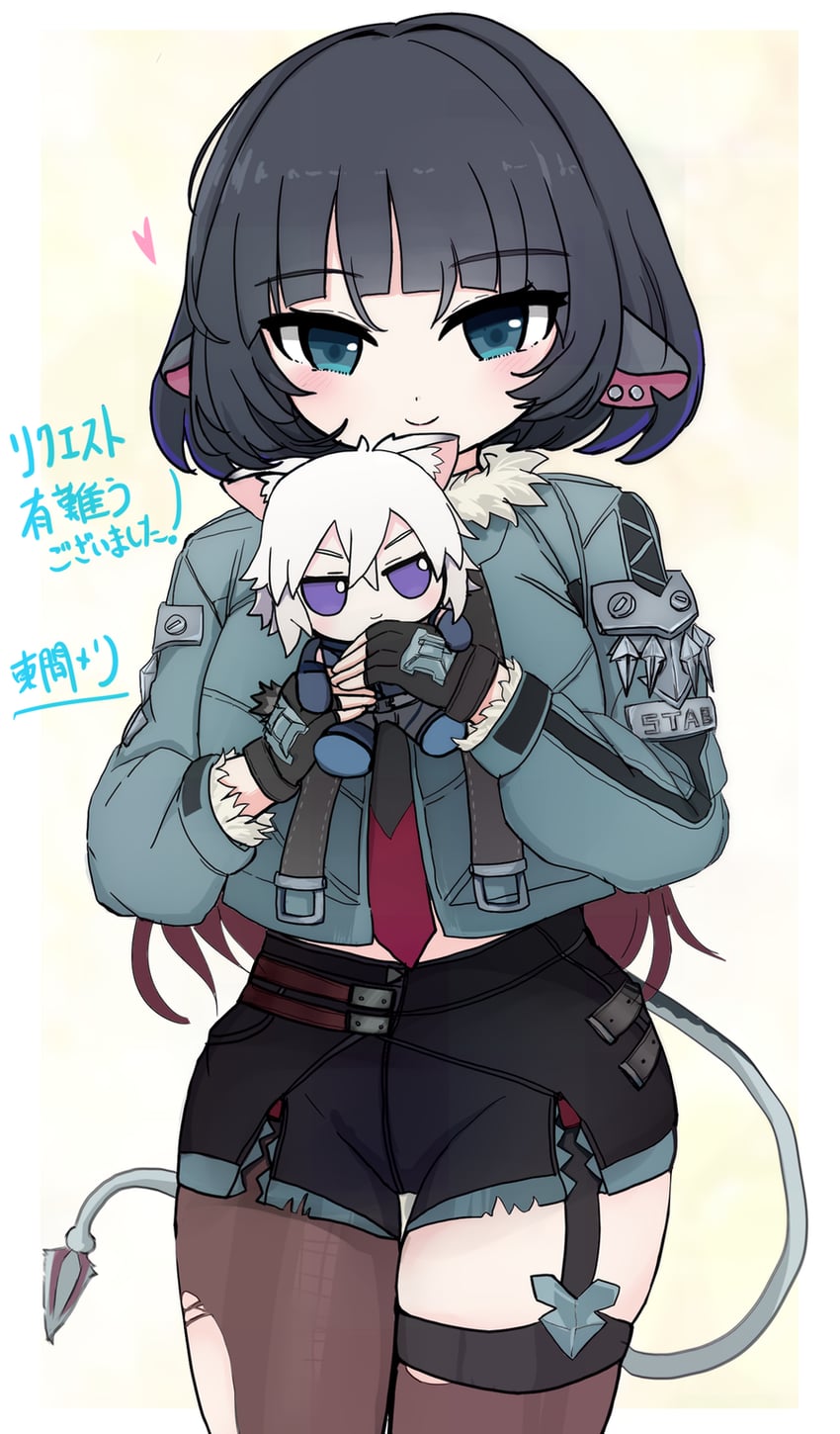 jane doe and seth lowell (zenless zone zero) drawn by azuma_meri