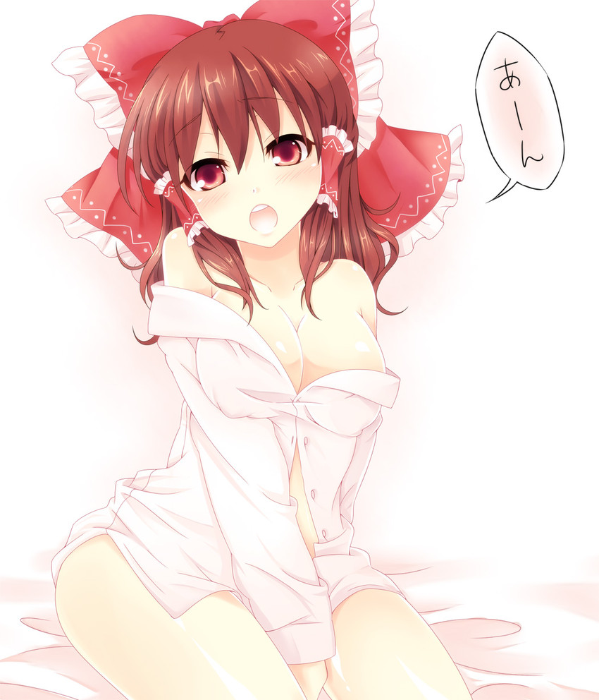 hakurei reimu (touhou) drawn by haruki_(colorful_macaron)