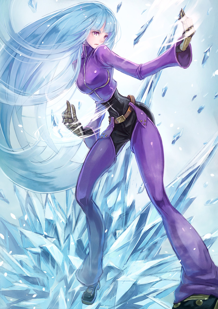 kula diamond (the king of fighters) drawn by lira_mist