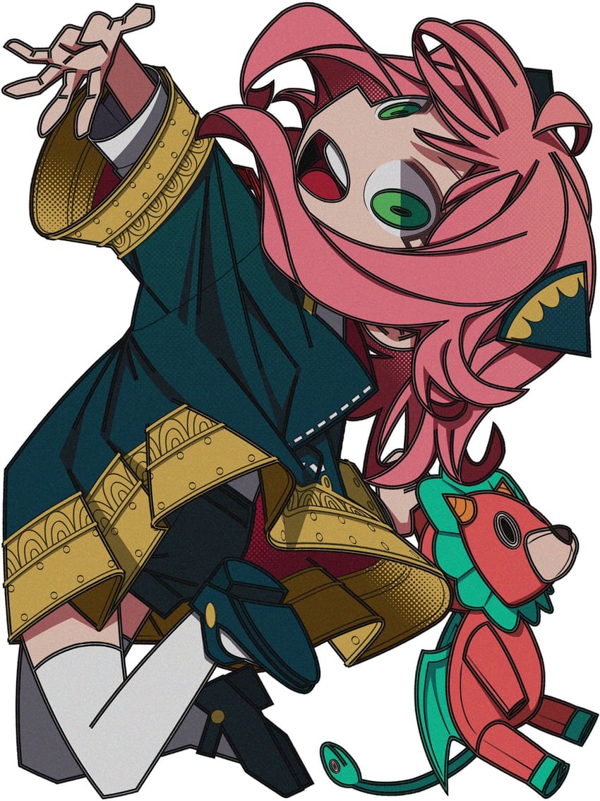 anya and director chimera (spy x family) drawn by yaya_hiyayaka