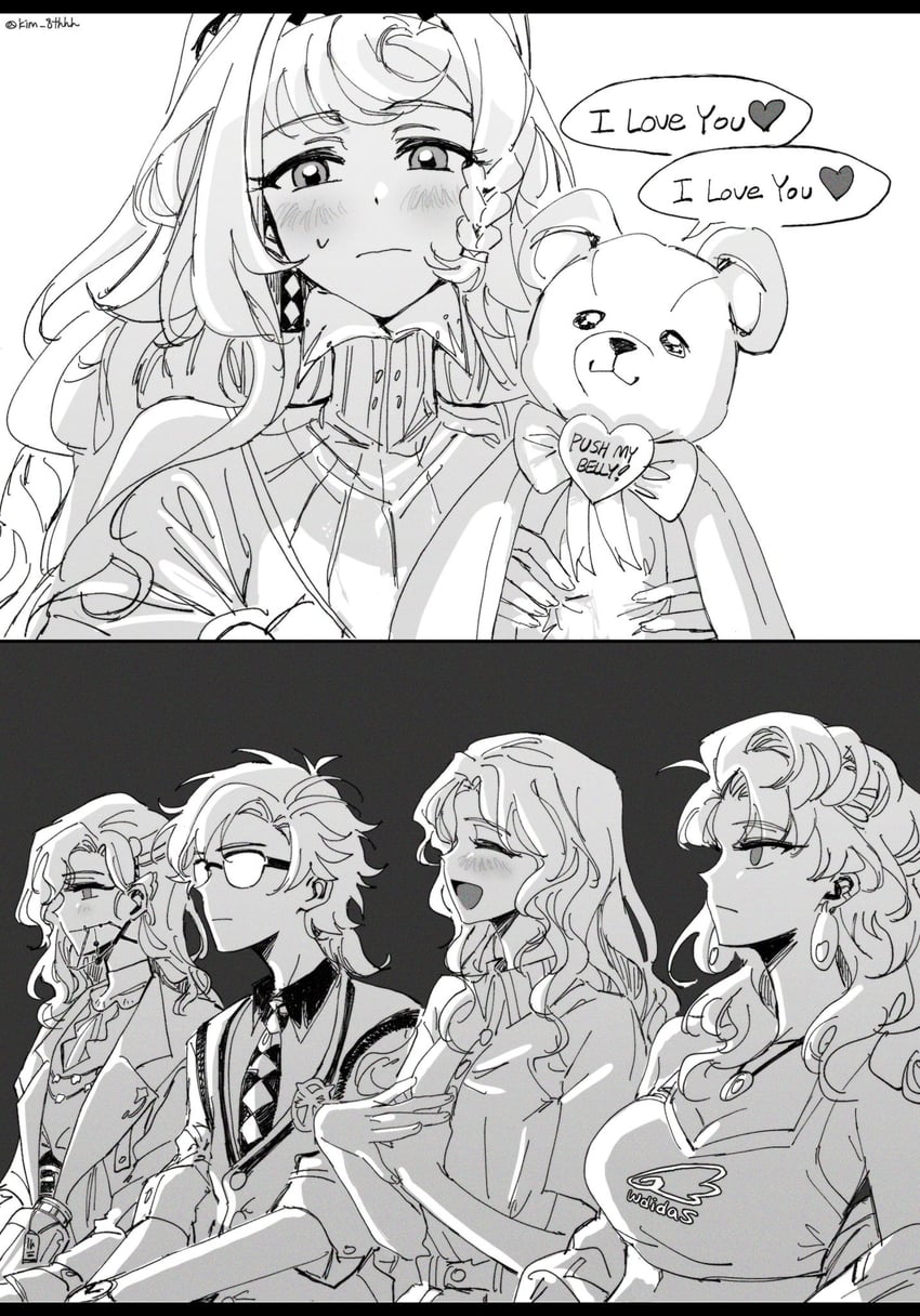 sonetto, tooth fairy, blonney, horropedia, and anne (reverse:1999) drawn by kim_8thhh