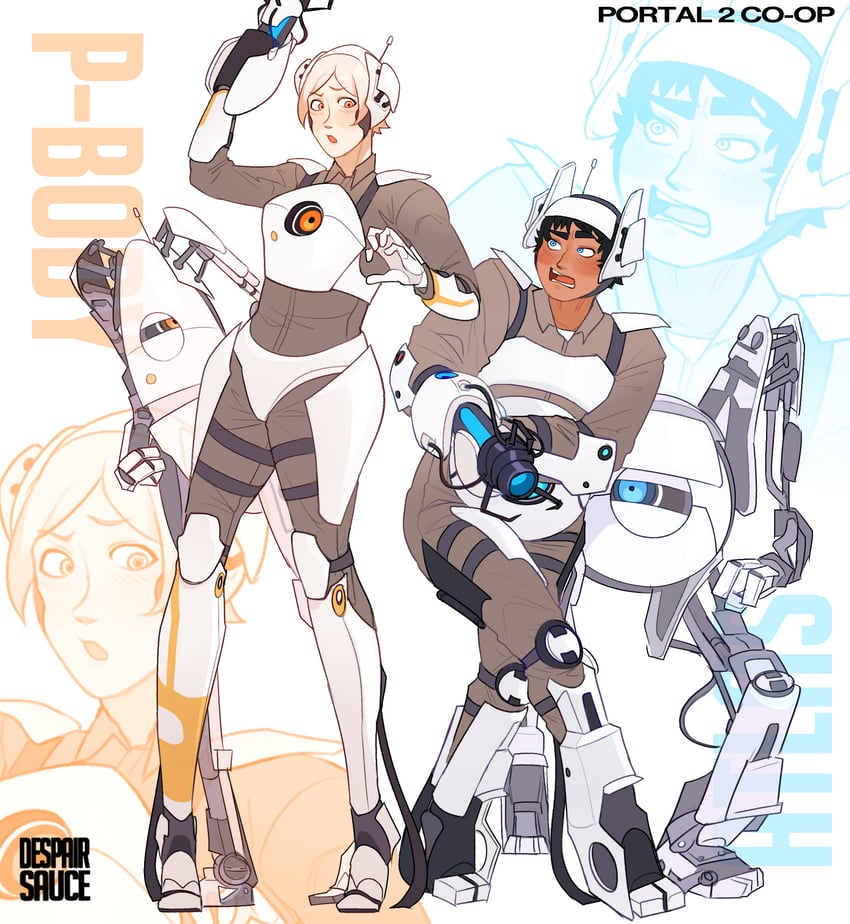 atlas and p-body (portal and 1 more) drawn by despair_sauce