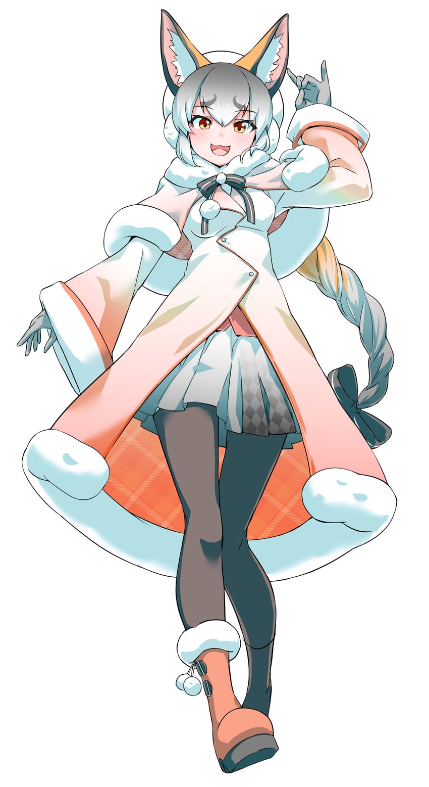 island fox (kemono friends and 1 more) drawn by lowlandgorilla