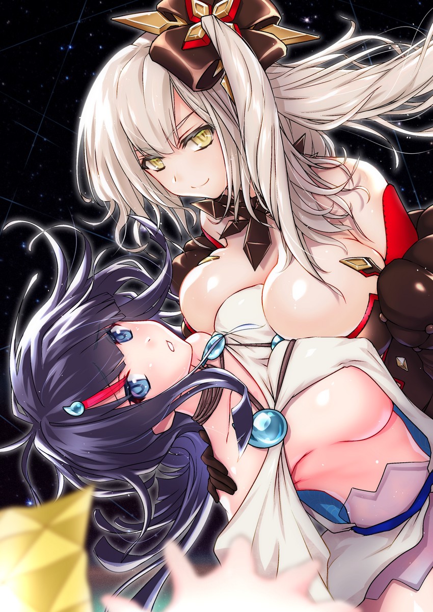 marie antoinette, utsumi erice, and marie antoinette alter (fate and 1 more) drawn by tsuzuki_yoshio
