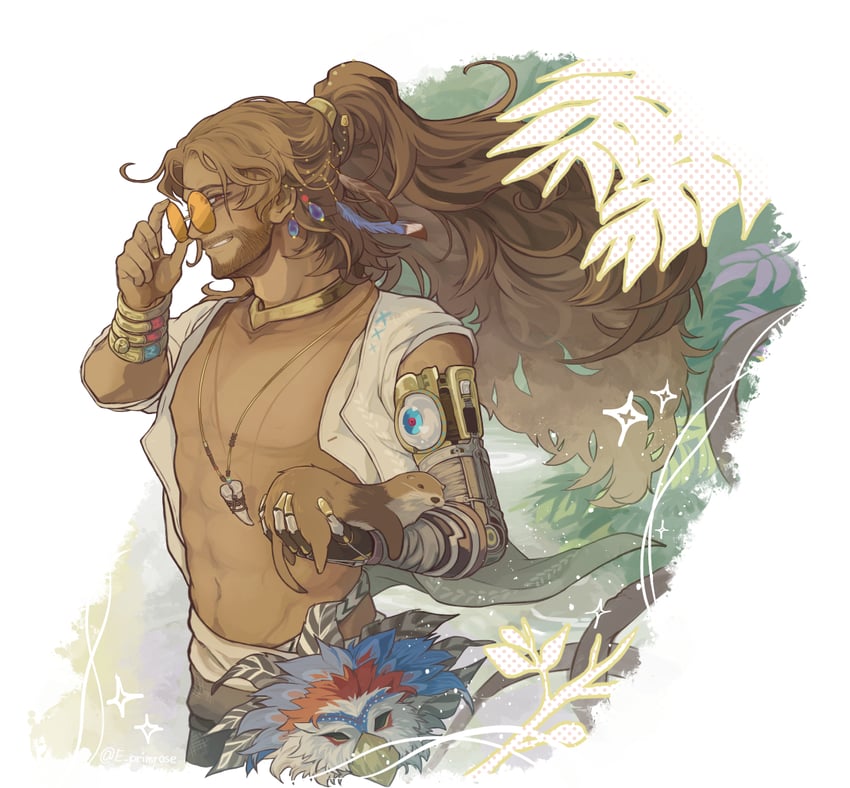 shamane (reverse:1999) drawn by e_primrose