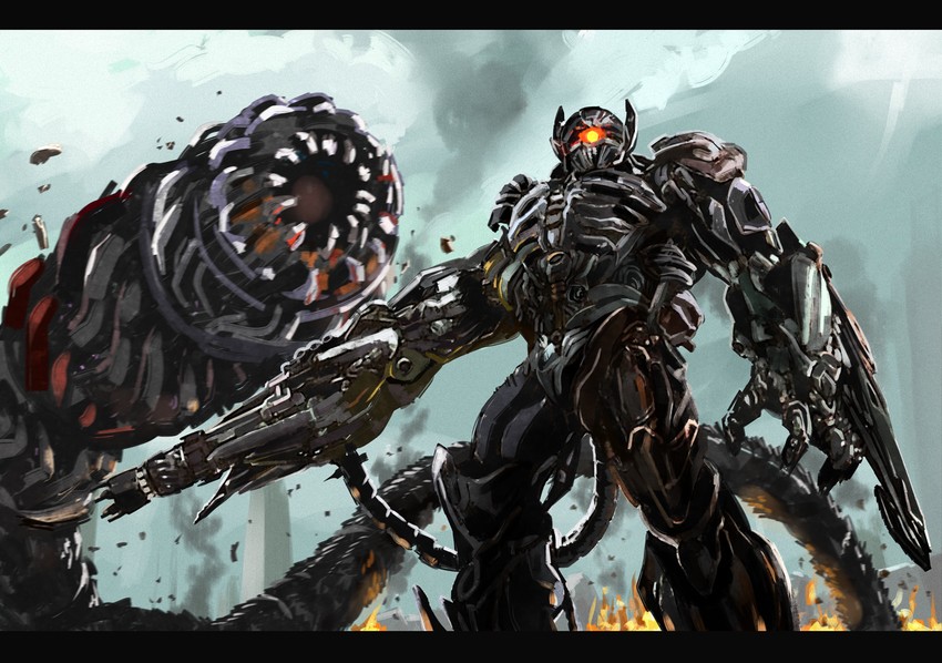 shockwave (transformers and 1 more) drawn by ashi_ura