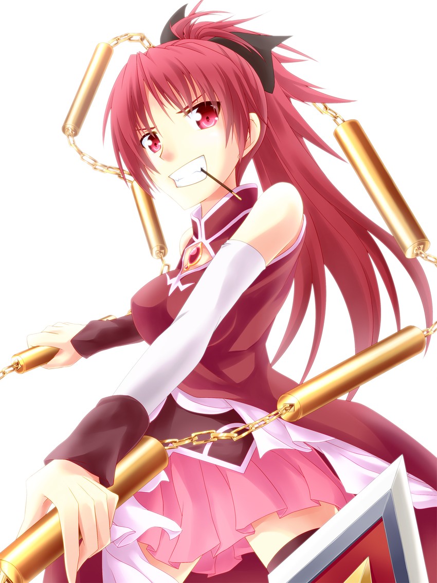 sakura kyoko (mahou shoujo madoka magica) drawn by shinsono_shiroko
