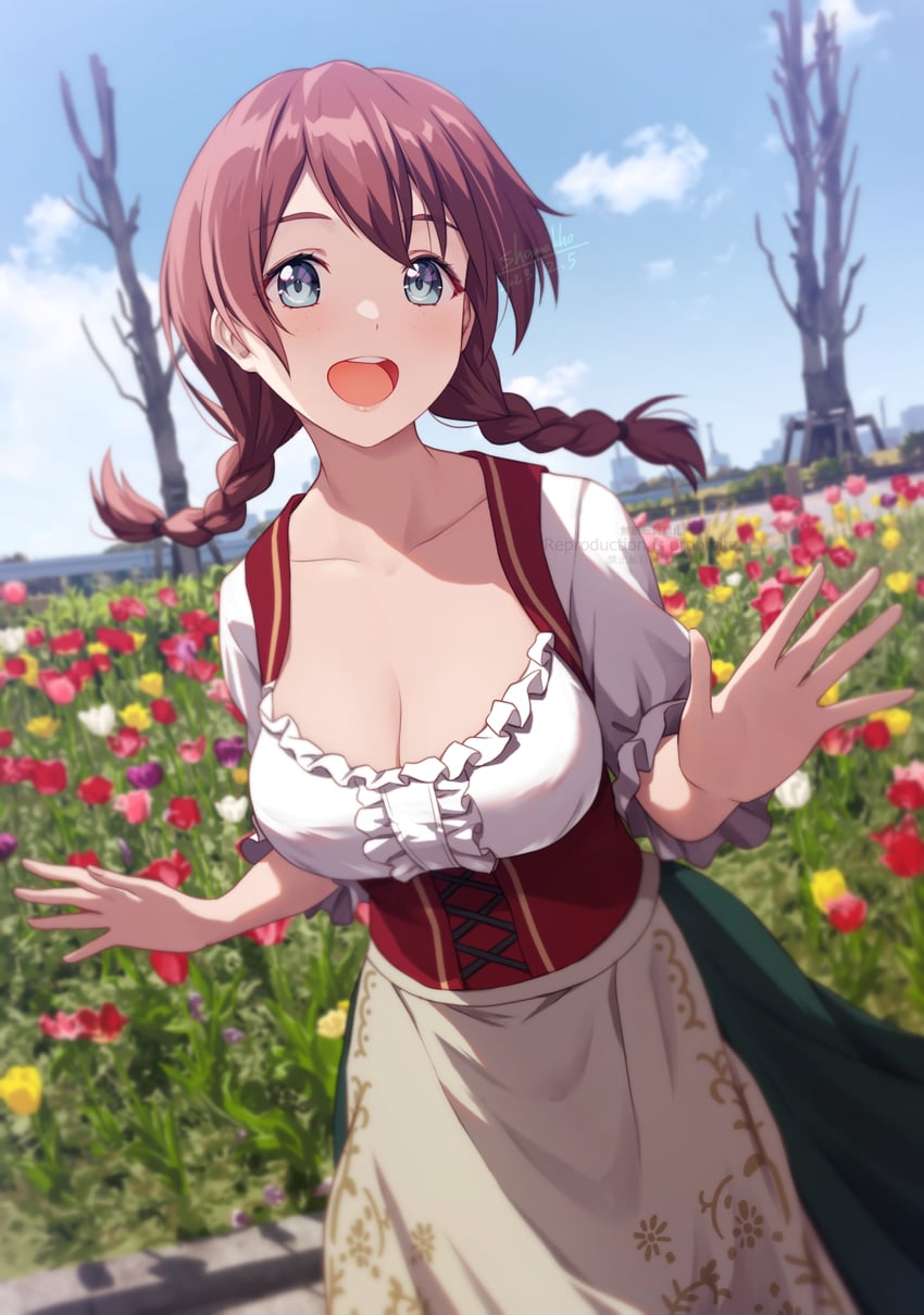 emma verde (love live! and 1 more) drawn by shamakho
