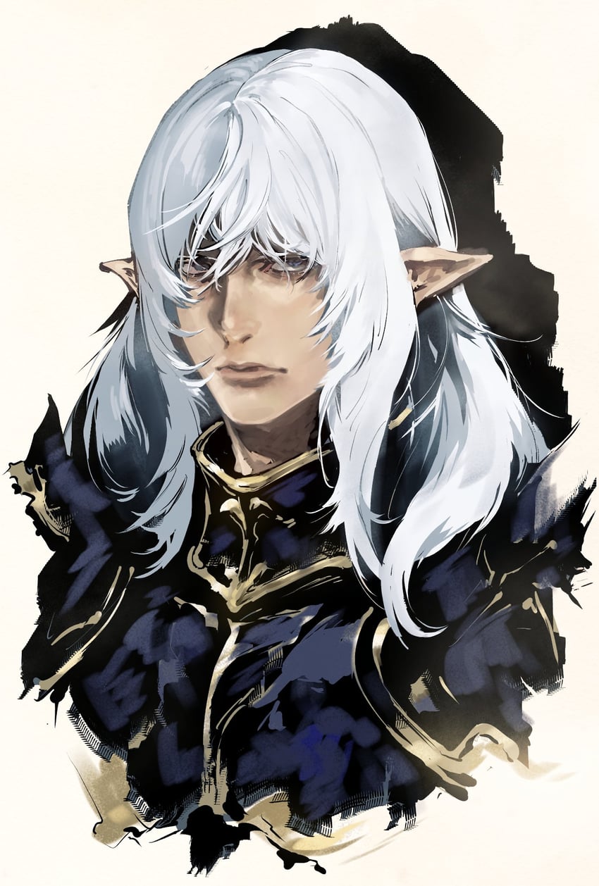 estinien varlineau (final fantasy and 1 more) drawn by kin_mokusei