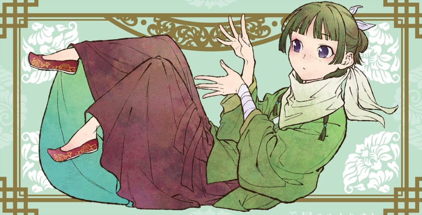maomao (kusuriya no hitorigoto) drawn by nekokurage_(gen'eikai_tsuushin)