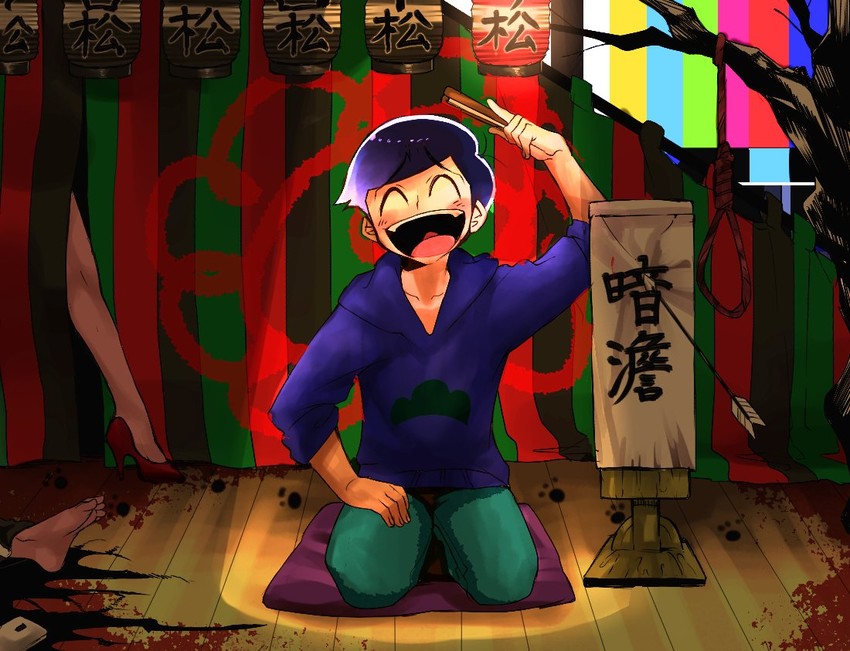 matsuno karamatsu and matsuno ichimatsu (osomatsu and 2 more) drawn by akiomi_aiko